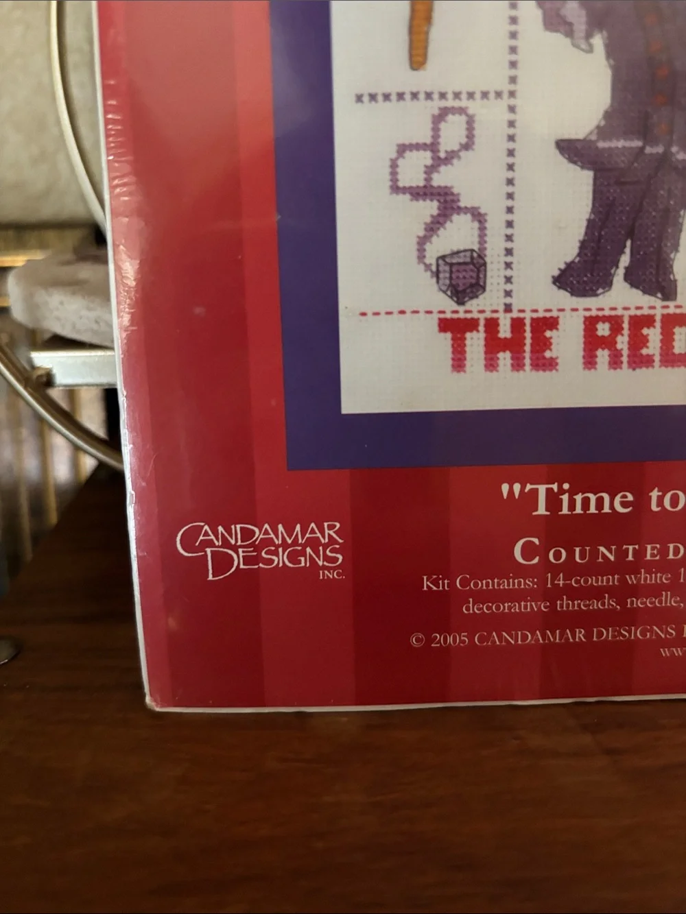 Red Hat Society Cross Stitch Kit 2005